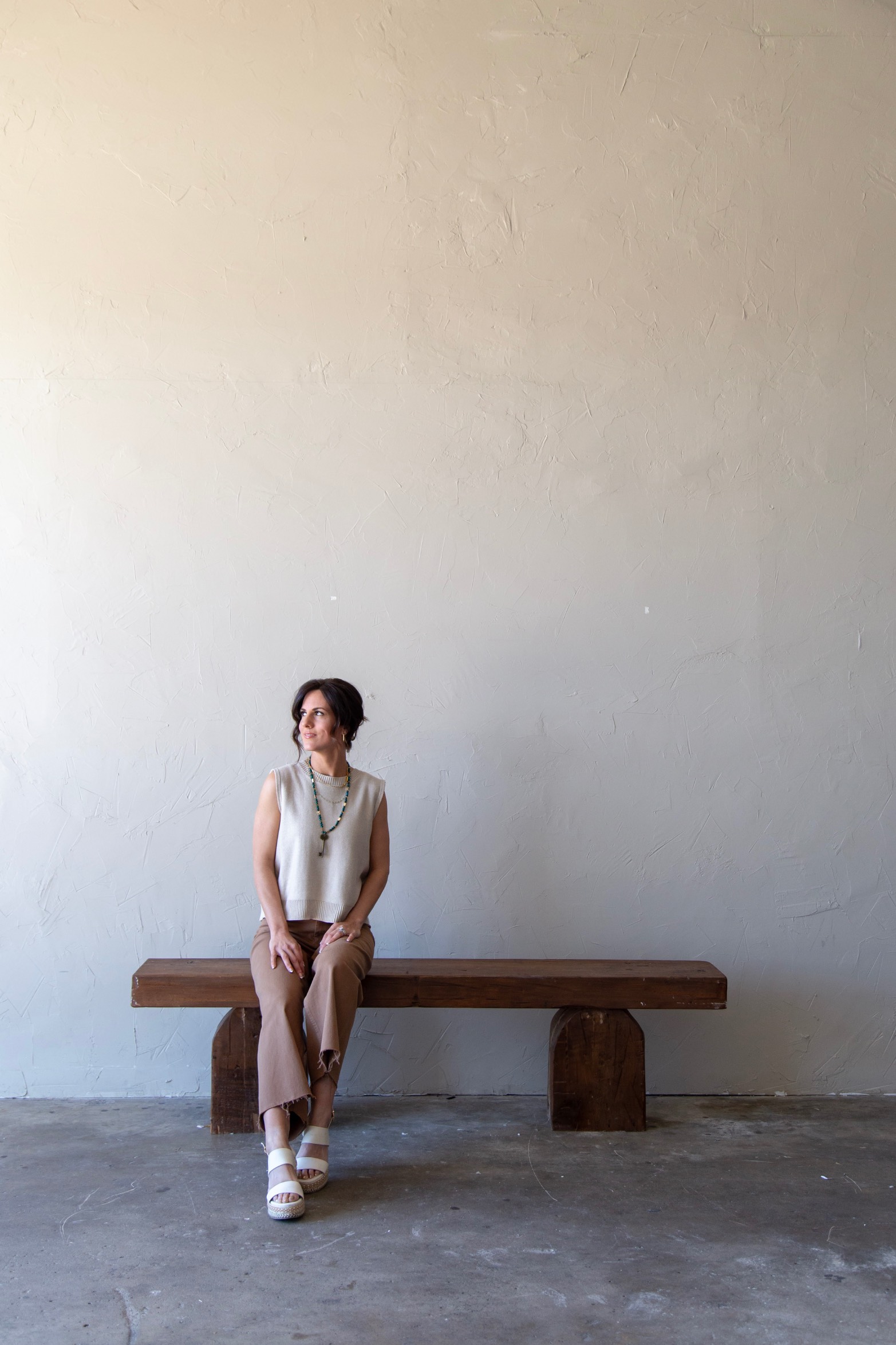 fancy staircase around a pointed triangular structure